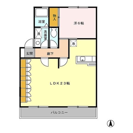 メゾン小柳の物件間取画像